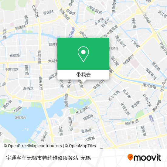 宇通客车无锡市特约维修服务站地图