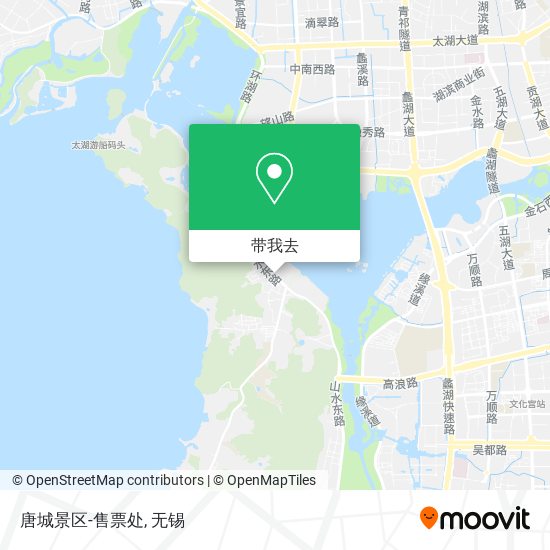 唐城景区-售票处地图