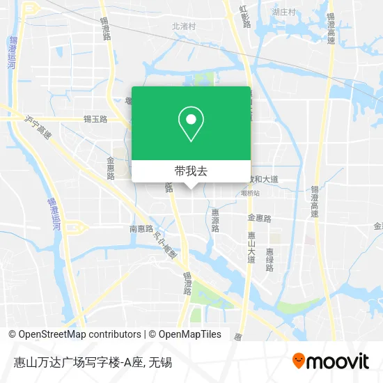 惠山万达广场写字楼-A座地图