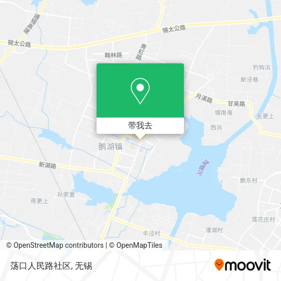 荡口人民路社区地图
