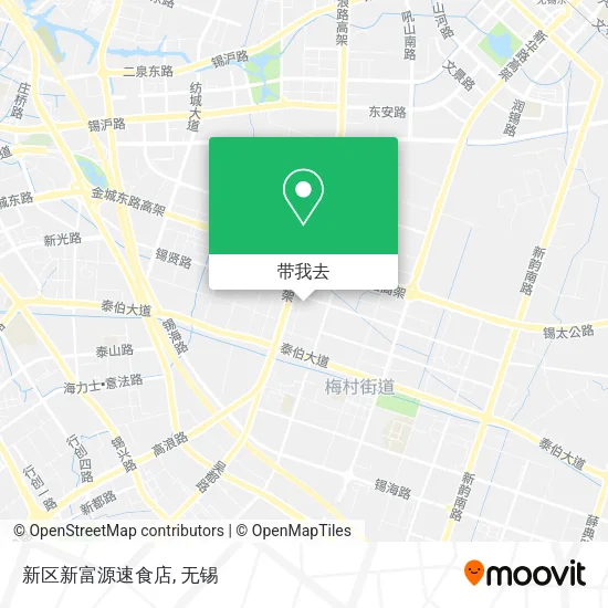 新区新富源速食店地图