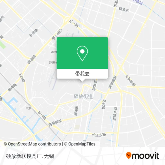 硕放新联模具厂地图