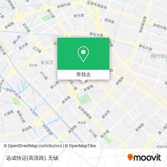 远成快运(高浪路)地图