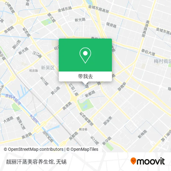 靓丽汗蒸美容养生馆地图
