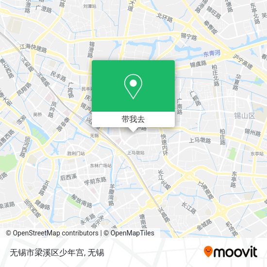 无锡市梁溪区少年宫地图