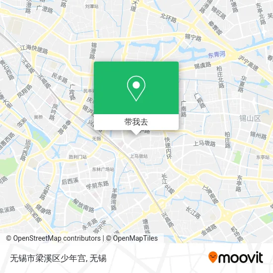 无锡市梁溪区少年宫地图