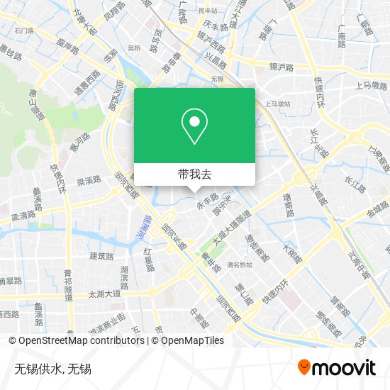 无锡供水地图