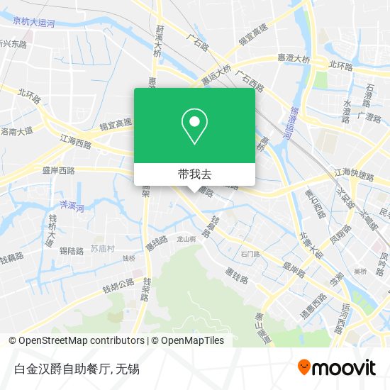 白金汉爵自助餐厅地图