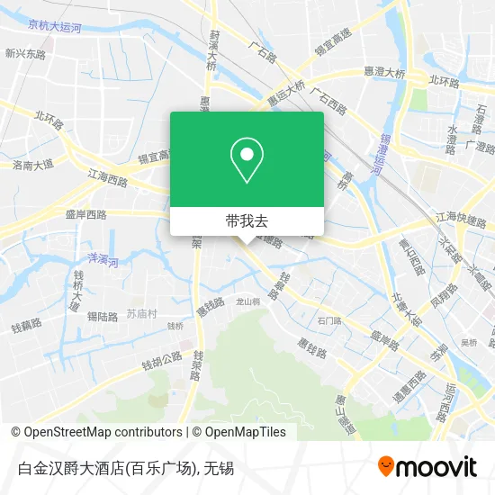 白金汉爵大酒店(百乐广场)地图