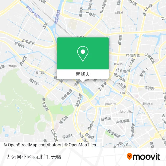 古运河小区-西北门地图
