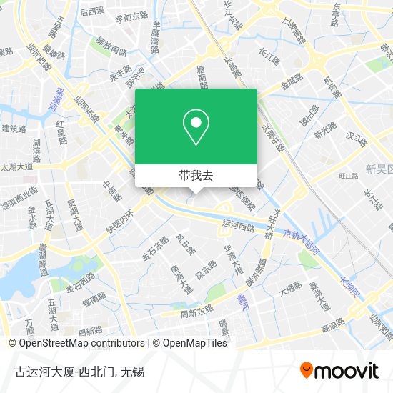 古运河大厦-西北门地图