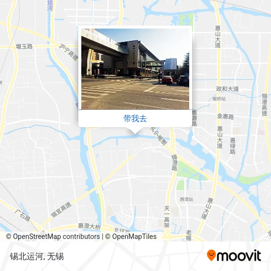 锡北运河地图