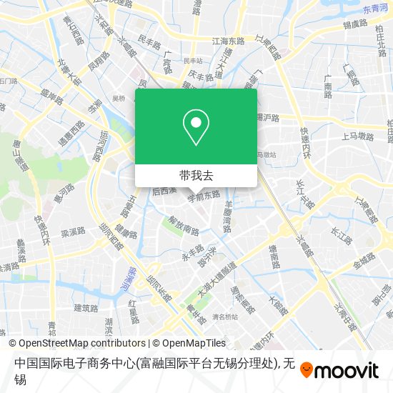 中国国际电子商务中心(富融国际平台无锡分理处)地图