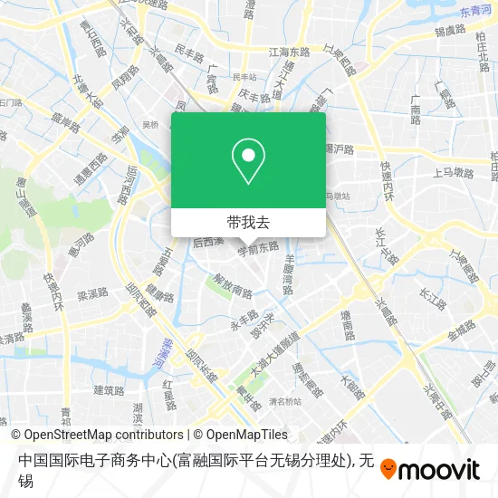 中国国际电子商务中心(富融国际平台无锡分理处)地图