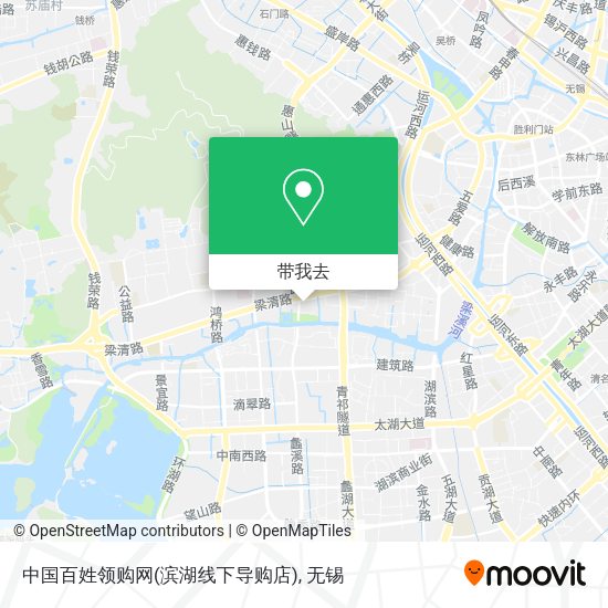 中国百姓领购网(滨湖线下导购店)地图