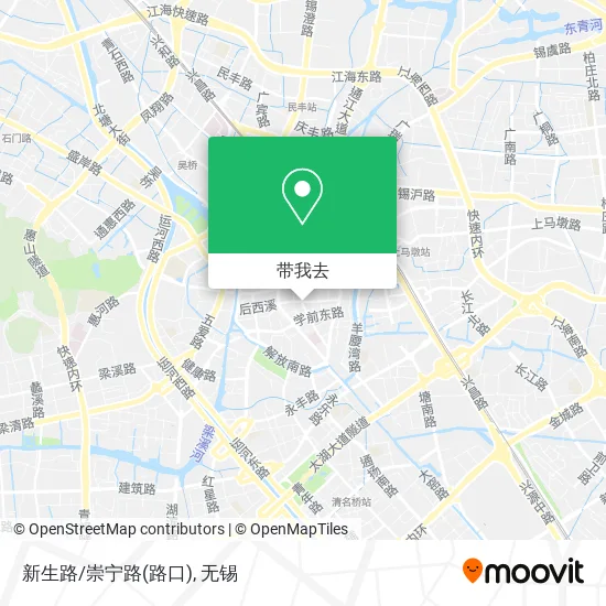 新生路/崇宁路(路口)地图