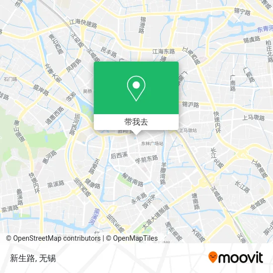 新生路地图