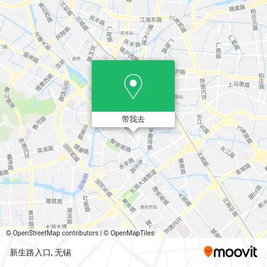新生路入口地图