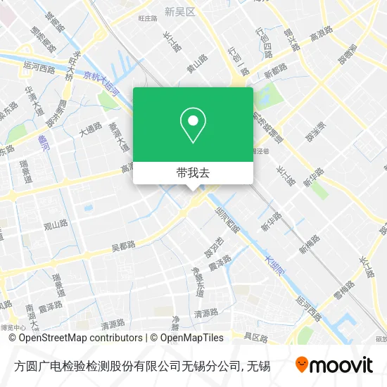 方圆广电检验检测股份有限公司无锡分公司地图