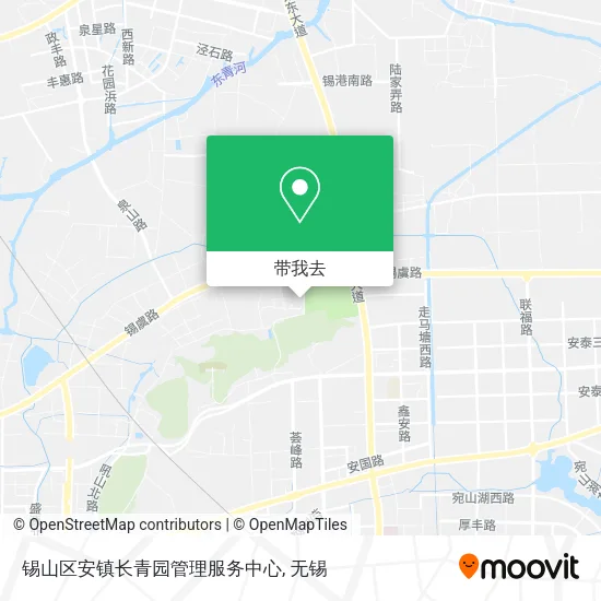 锡山区安镇长青园管理服务中心地图