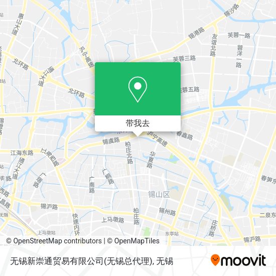 无锡新崇通贸易有限公司(无锡总代理)地图