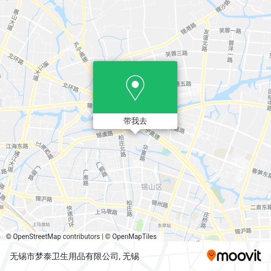 无锡市梦泰卫生用品有限公司地图