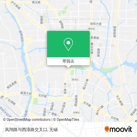 凤翔路与西漳路交叉口地图