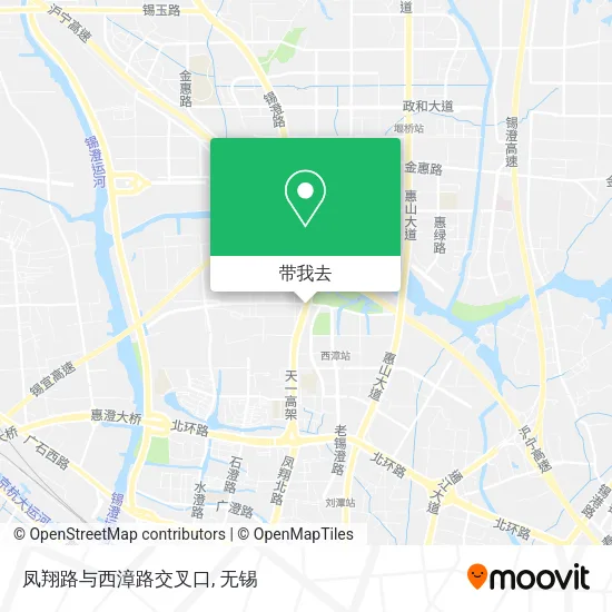 凤翔路与西漳路交叉口地图