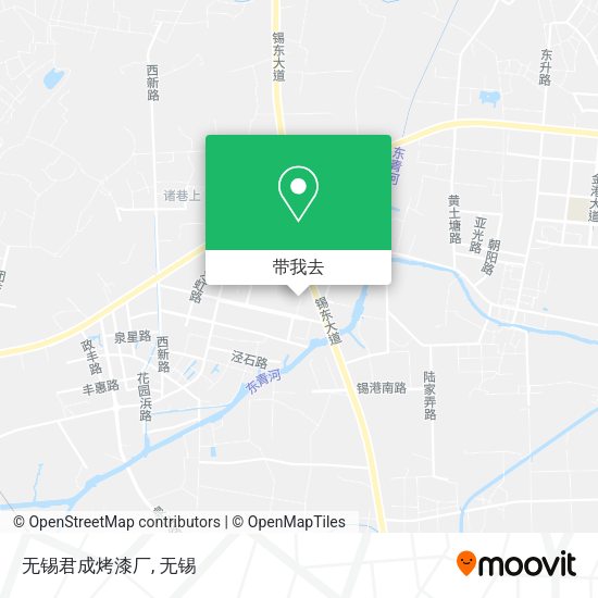 无锡君成烤漆厂地图