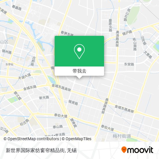 新世界国际家纺窗帘精品街地图
