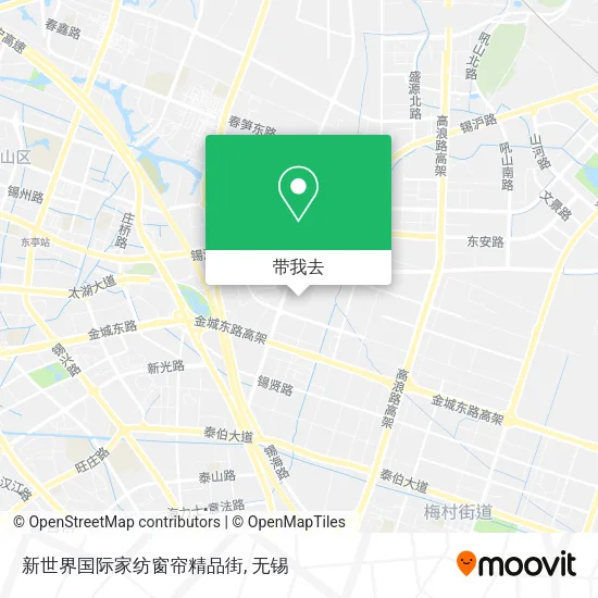 新世界国际家纺窗帘精品街地图
