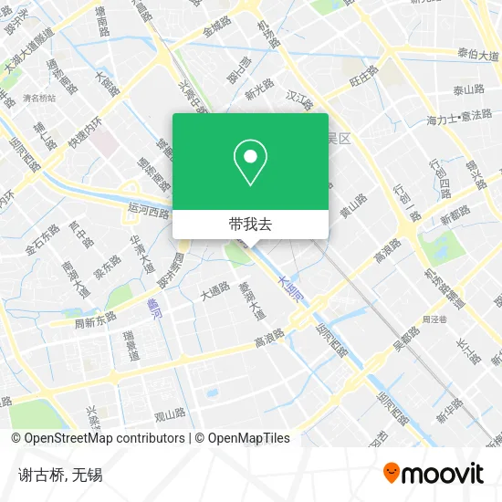 谢古桥地图