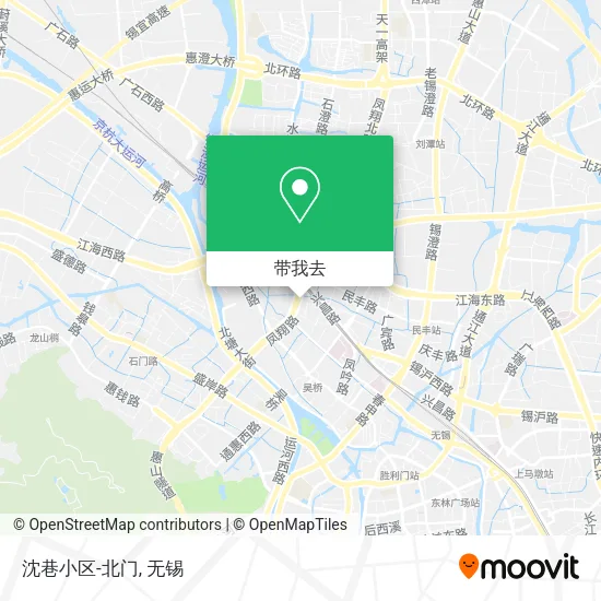 沈巷小区-北门地图