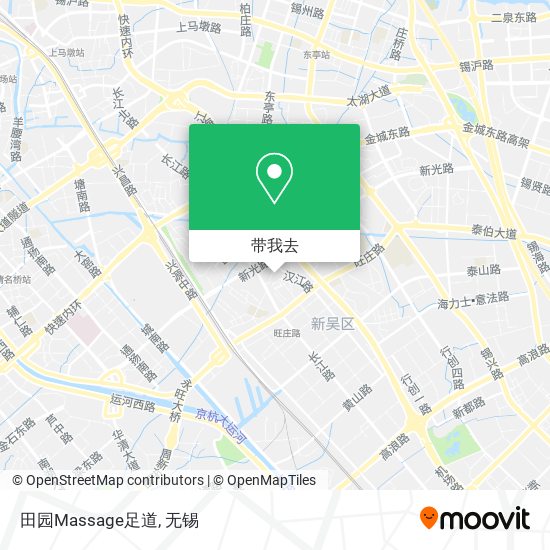 田园Massage足道地图