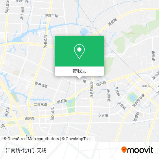 江南坊-北1门地图