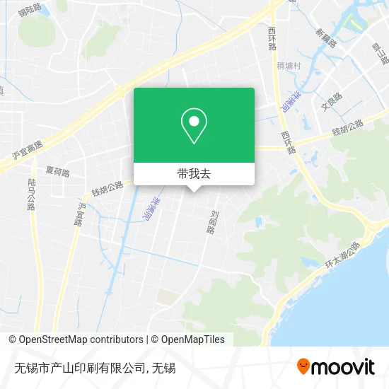 无锡市产山印刷有限公司地图