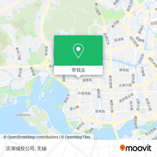 滨湖城投公司地图
