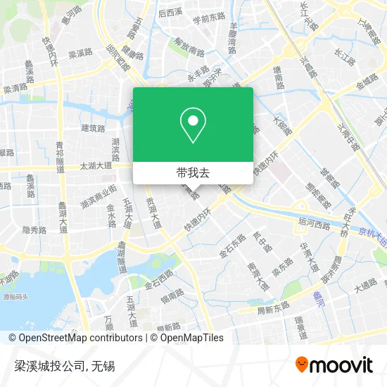 梁溪城投公司地图