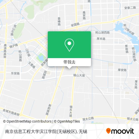 南京信息工程大学滨江学院(无锡校区)地图