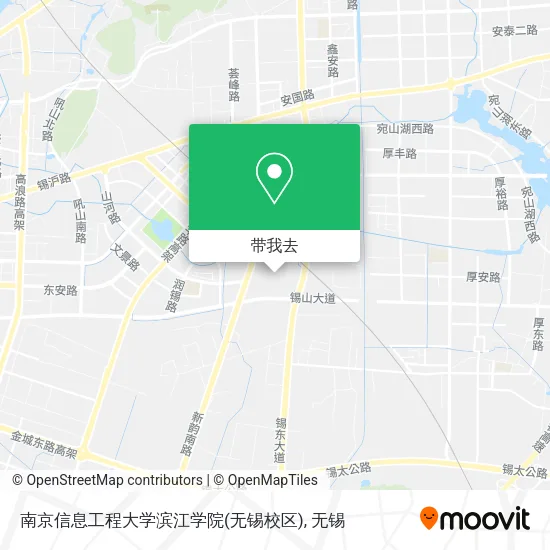 南京信息工程大学滨江学院(无锡校区)地图