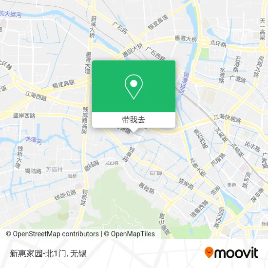 新惠家园-北1门地图
