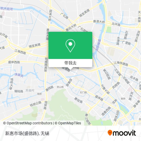 新惠市场(盛德路)地图