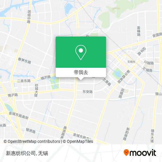 新惠纺织公司地图