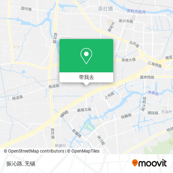 振沁路地图
