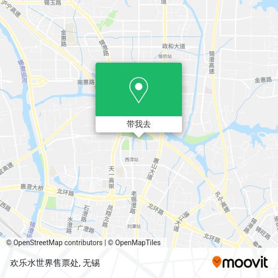 欢乐水世界售票处地图