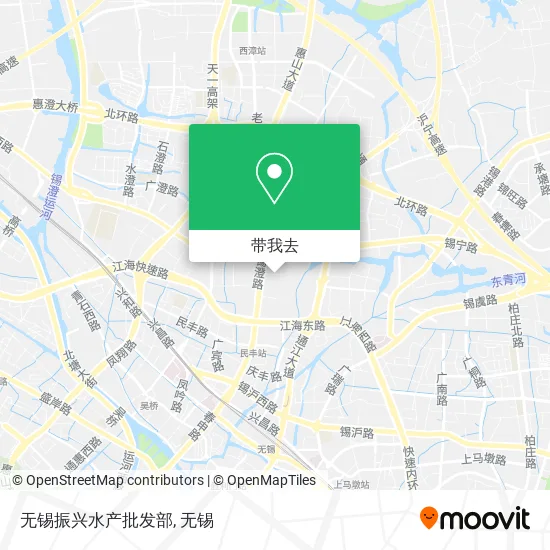 无锡振兴水产批发部地图