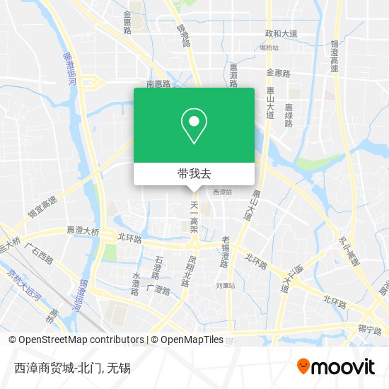 西漳商贸城-北门地图