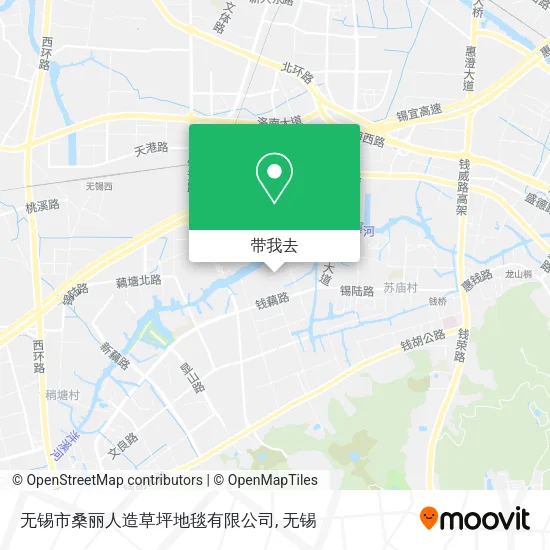无锡市桑丽人造草坪地毯有限公司地图