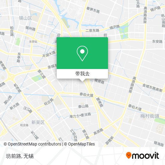 坊前路地图