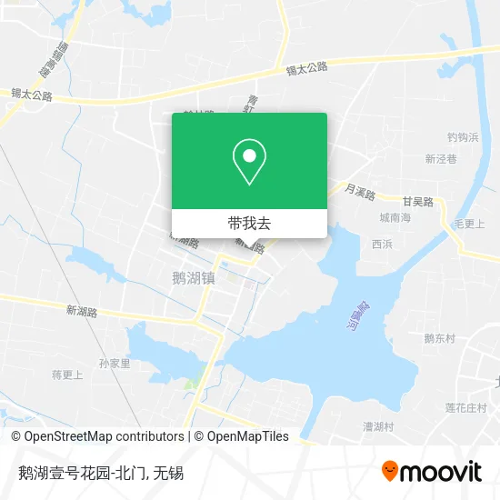 鹅湖壹号花园-北门地图